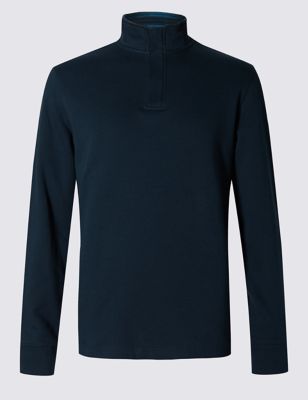 Cotton Rich Tailored Fit Rugby Top